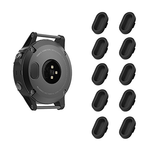 MoKo Dust Plug Compatible with Garmin Fenix 8/E/7/7S/7X/5/5S/5X/6/6S/6X/6 Pro/6S Pro/6X...