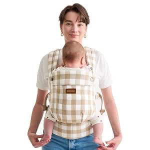 Momcozy Baby Carrier - Ergonomic, Cozy and Lightweight Carrier for 7-45lbs, Effortless to... image