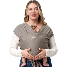 Momcozy Baby Wrap Carrier, Ergonomic Infant Slings for Newborn to Toddler 8-35 lbs...