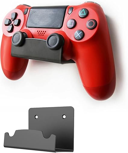 Monzlteck New Wall Mount for PS4 Controller,Compatible with PS5 Controller,Screw-Free...
