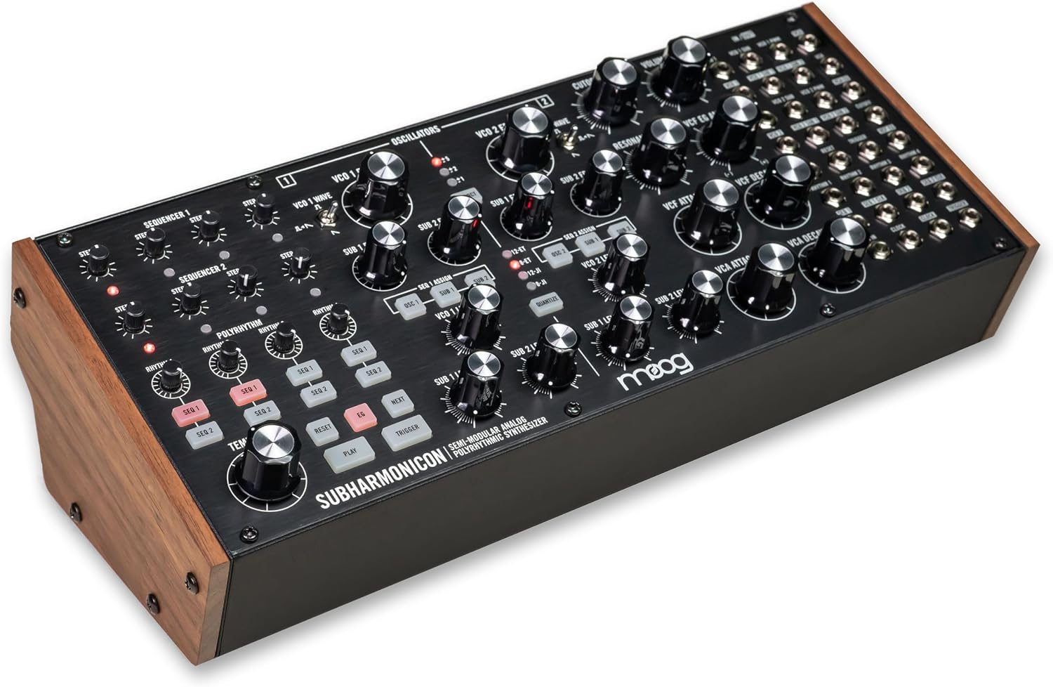 MOOG Subharmonicon Semi-Modular Analog Polyrhythmic Synthesizer with Dual Sequencer, MIDI...