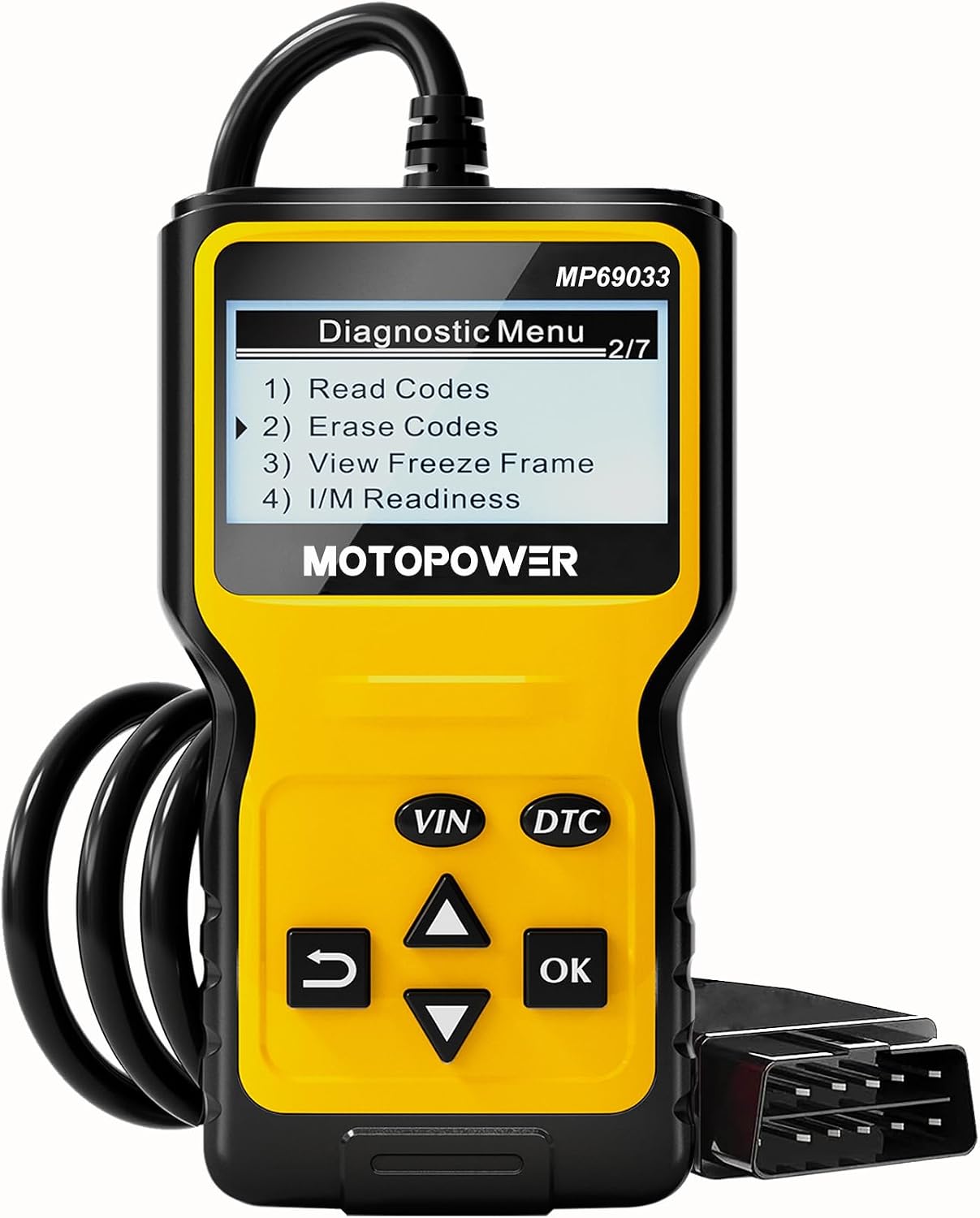 MOTOPOWER MP69033 Car OBD2 Scanner Code Reader Engine Fault Scanner CAN Diagnostic Scan Tool...