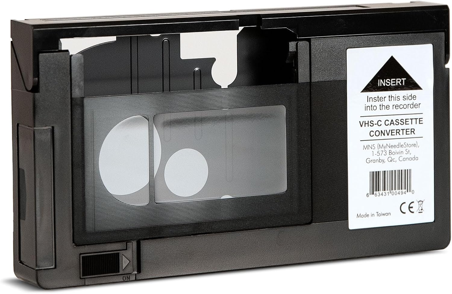 Motorized VHS-C Cassette Adapter for JVC C-P7U CP6BKU C-P6U,Panasonic PV-P1,RCA VCA115 + 1...