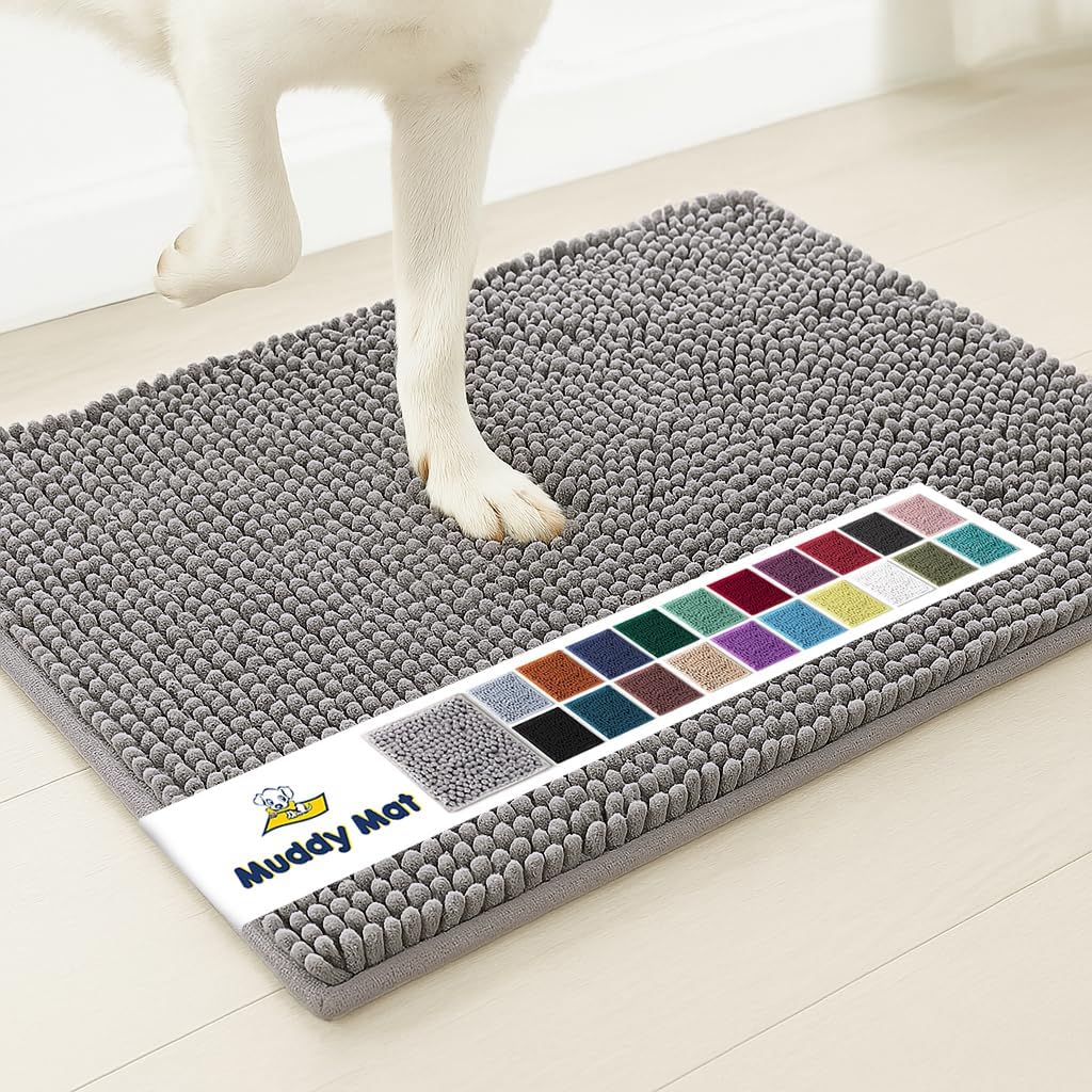 Muddy Mat® | Super Water Absorbent Door Mat Indoor, Microfiber Quick Dry Chenille Entryway... image