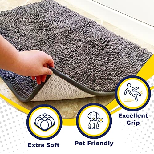 Muddy Mat® | Super Water Absorbent Door Mat Indoor, Microfiber Quick Dry Chenille Entryway... image