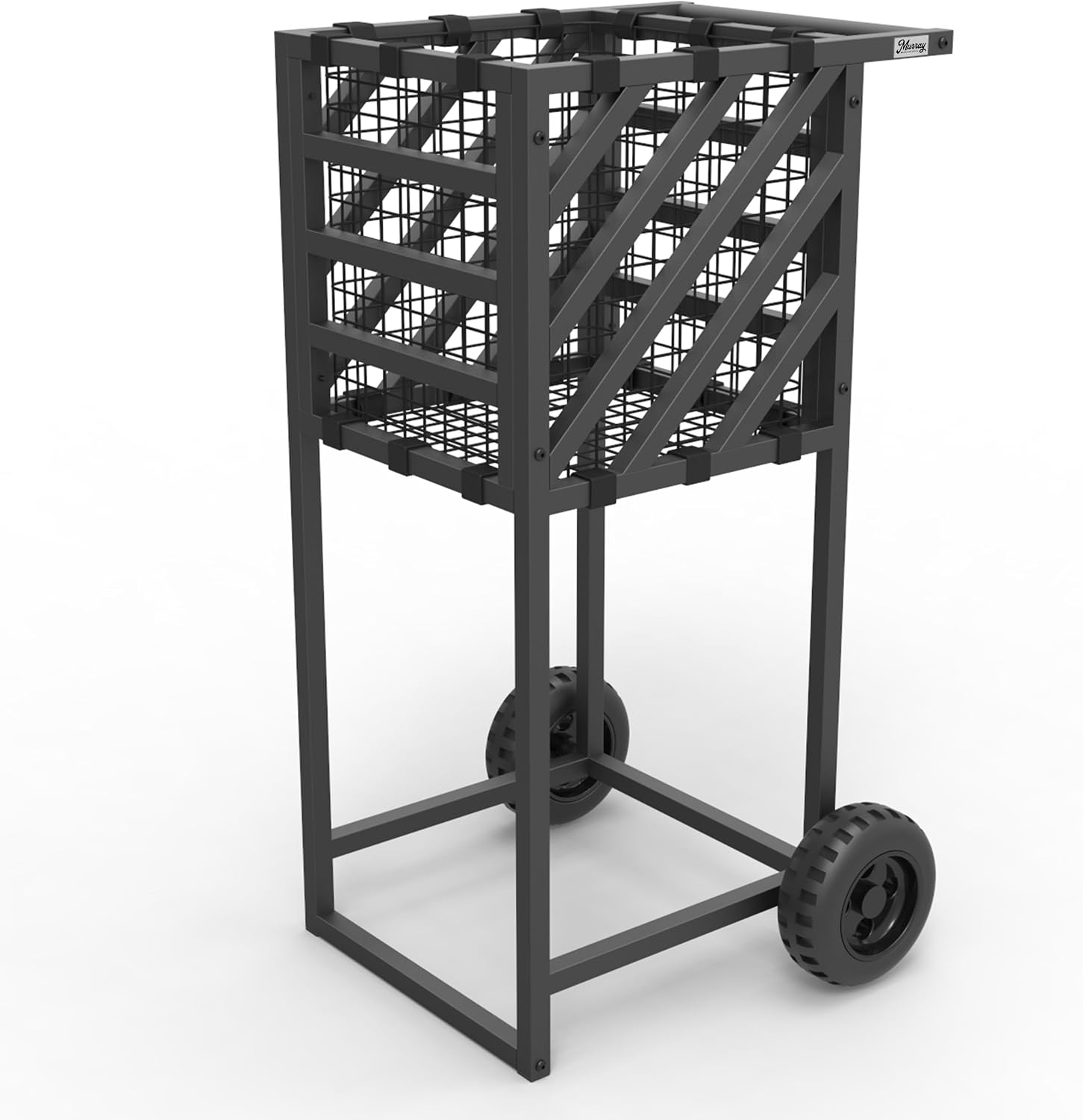 Murray Sporting Goods Baseball Softball Practice Cart - Heavy-Duty Ball Cart with Wheels... image