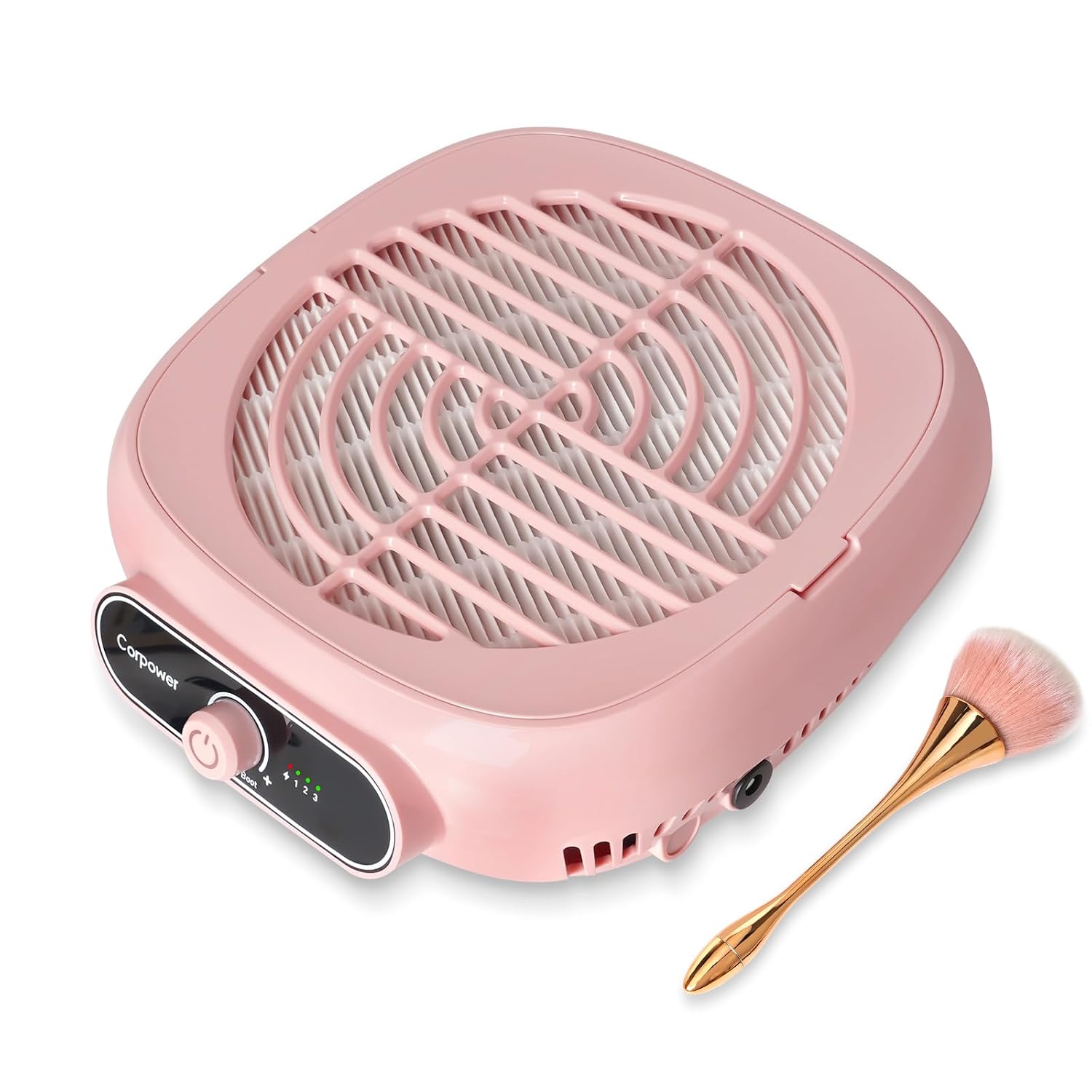 Nail Dust Collector, Professional Brushless Turbo Dust Collector Nail Tech with Reusable...