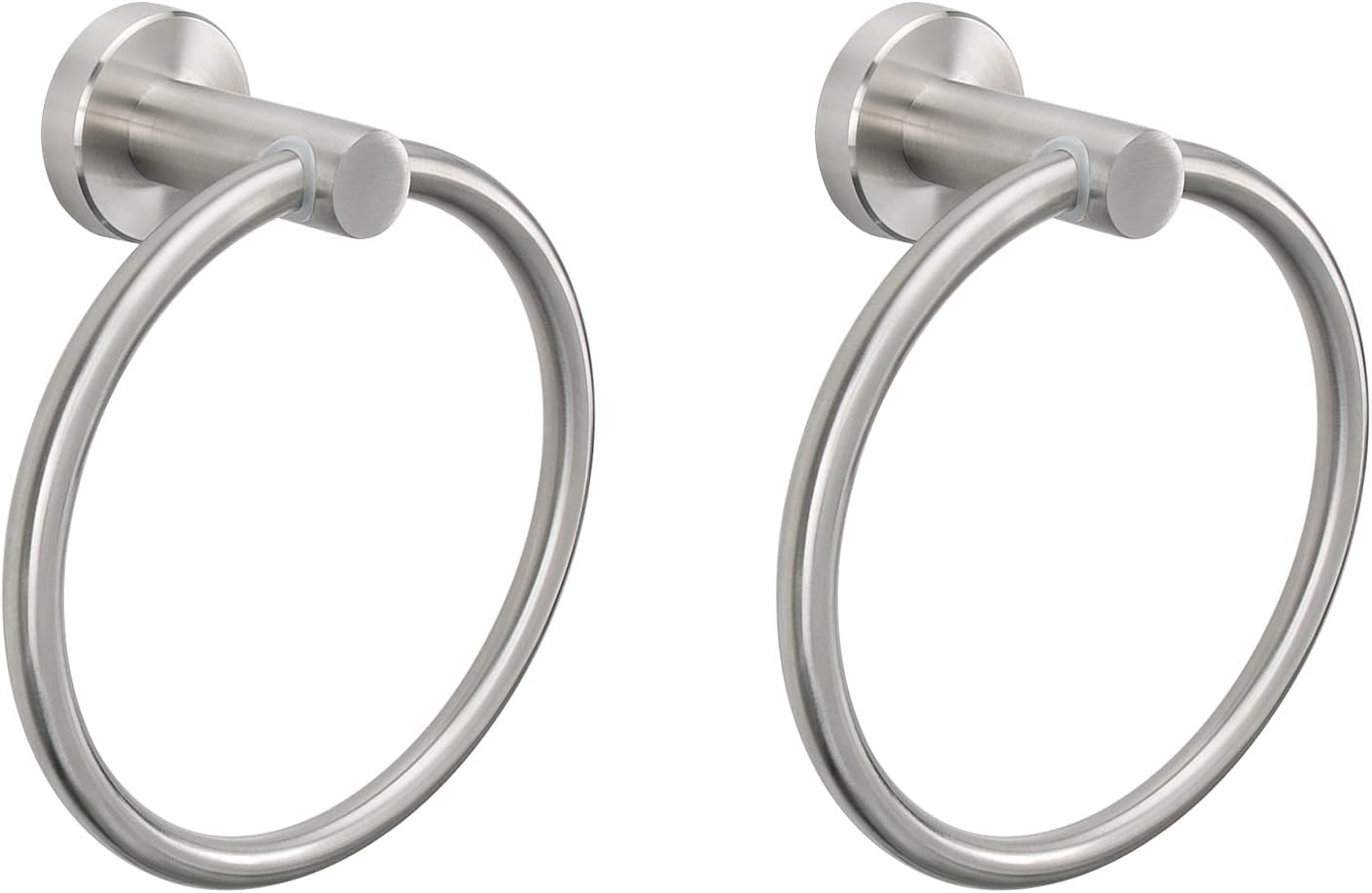 NearMoon Bath Towel Ring, Bathroom Hardware Accessories-Thicken Stainless Steel Hand Towel...