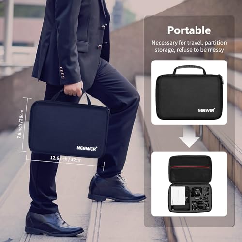 NEEWER 50 in 1 Action Camera Accessory Kit Compatible with GoPro Hero 12 11 10 9 DJI OSMO 4... image
