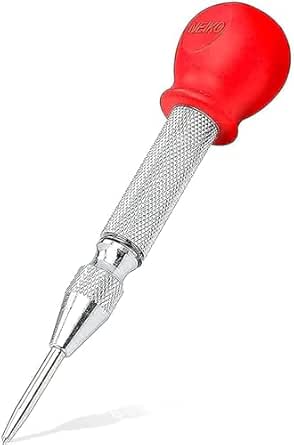 NEIKO 02638A 5-Inch Automatic Center Punch for Metal, Adjustable Impact Spring Loaded Center...