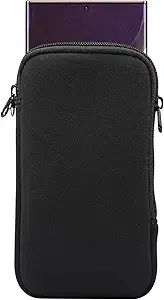 Neoprene Phone Sleeve Pouch Case for iPhone 17 Pro Max / 17 Air, 16 Pro Max / 15 14 13 Pro...
