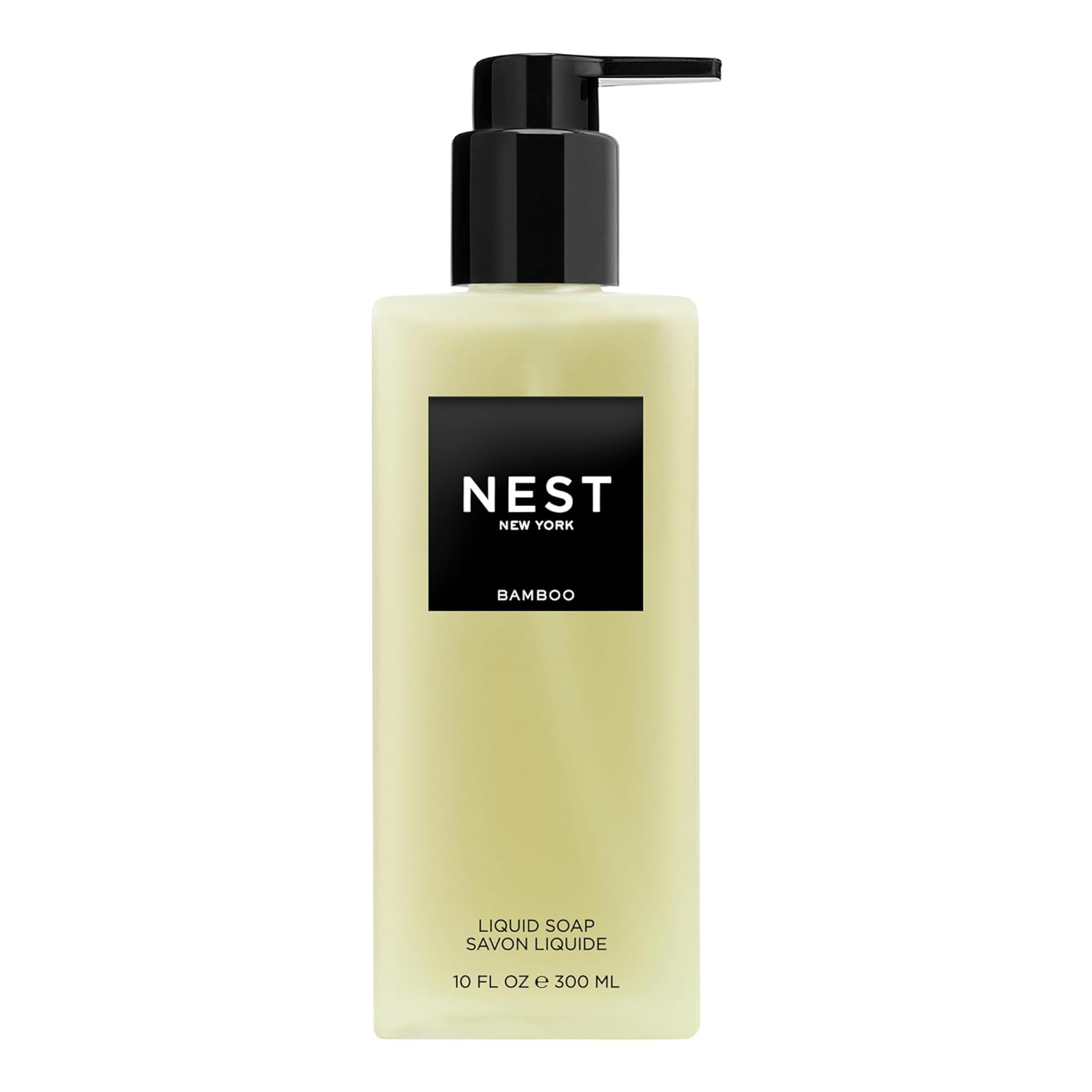 NEST New York Liquid Soap, Bamboo - 10 fl oz - Cleanses & Nourishes Skin - Approx. 300 Pumps...