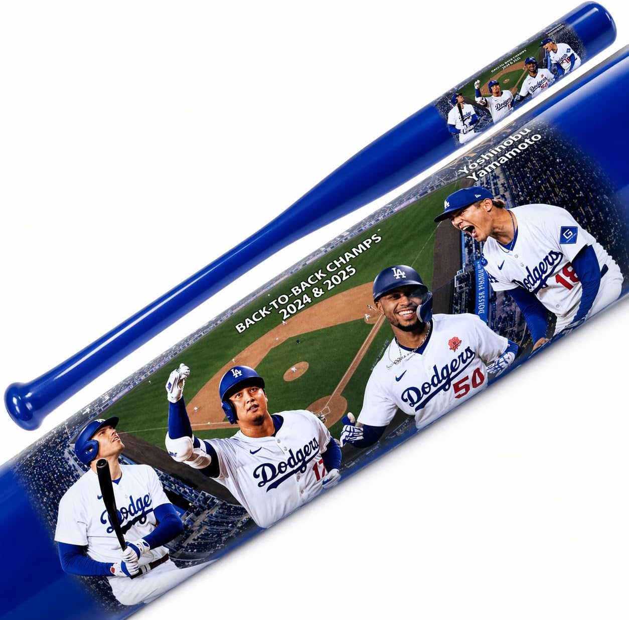 NIKCO SPORTS Dodgers Back-To-Back Champions Baseball Bat | Limited Edition of 2,025 |...