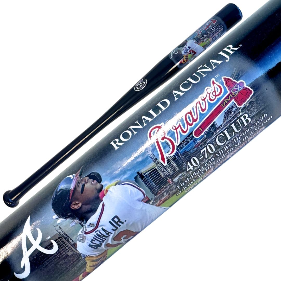 NIKCO SPORTS Ronald Acuna Jr. Braves 40-70 Club MVP Baseball Bat | Limited Edition of 2,023...