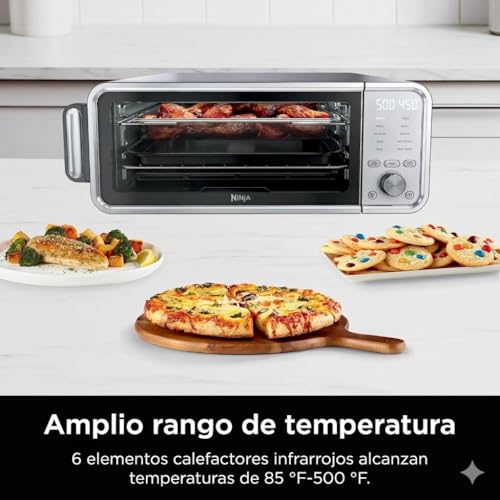 Ninja FT405CO 10-in-1 Digital Air Fry Oven with Extra Large Capacity, Flip Up and Away... image