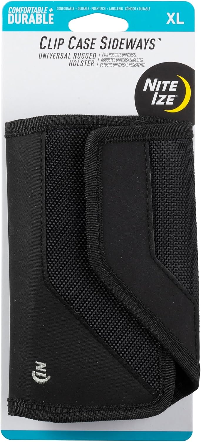 Nite Ize Clip Case Sideways Universal Rugged Holster - Belt Clip Phone Case for Easy Access...