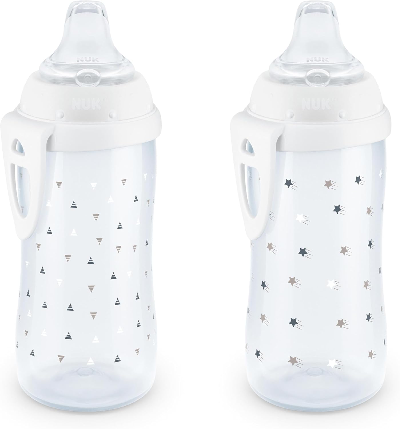 NUK Active Sippy Cup, 10 oz, 2 Pack, 12+ Months, Timeless Collection, Amazon Exclusive