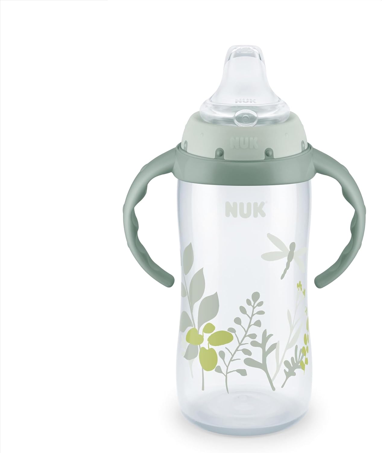 NUK for Nature Learner Cup, 10 oz, 9+ Months – BPA Free, Spill Proof Sippy Cup