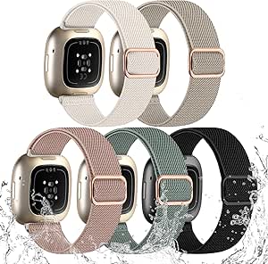 Odbeai Compatible with Fitbit Versa 4 Bands for Woman/Versa 3 Band, Compatible with Fitbit...