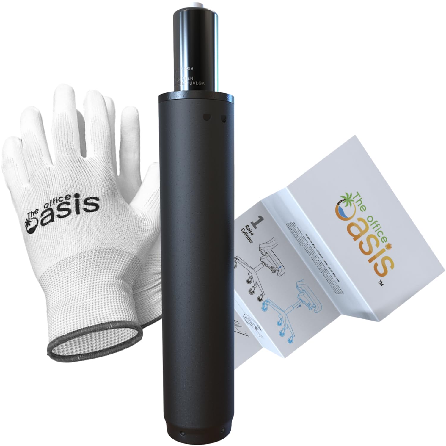 Office Chair Cylinder Replacement (As Seen On PBS) - Heavy Duty Pneumatic Gas Lift Piston...