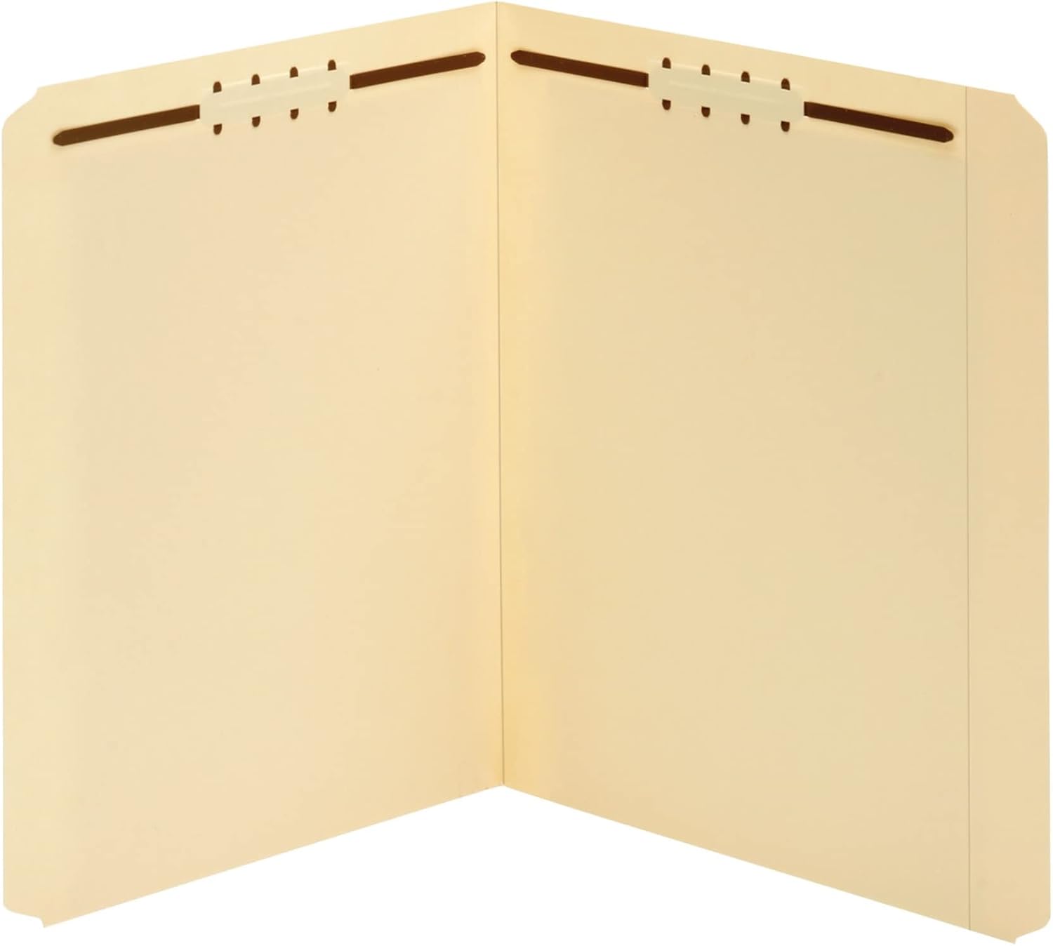 Office Depot Manila Fastener Folders, 2 Fasteners, 1/3 Tab, Straight Cut, Letter Size, Box...