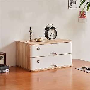 Office File Cabinet Solid Wood Storage Box Office Organizer Solid Wood Storage Box Small...