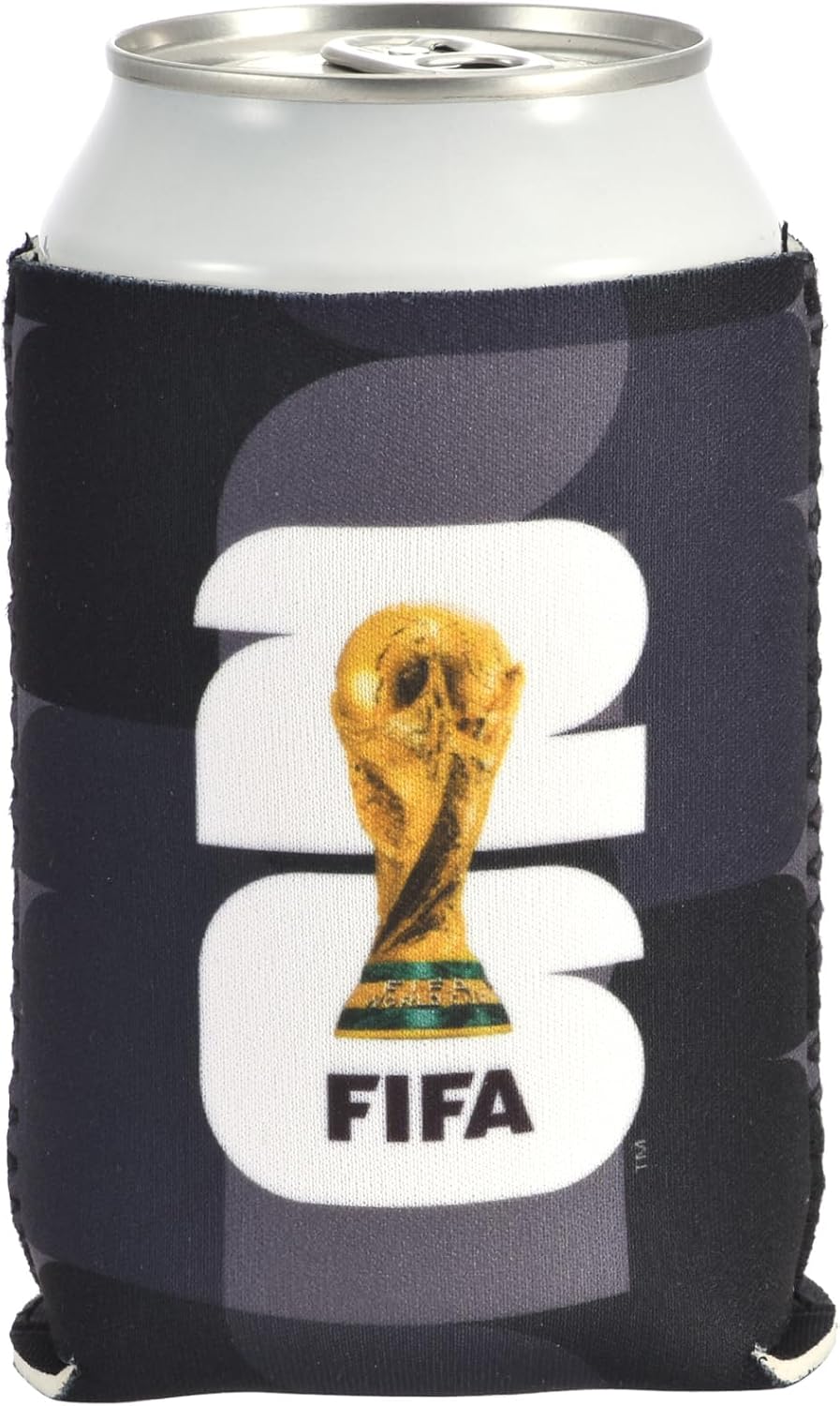 Official 2026 FIFA World Cup - Insulated Soda & Beer Can Cooler - Keeps Drinks Colder for...