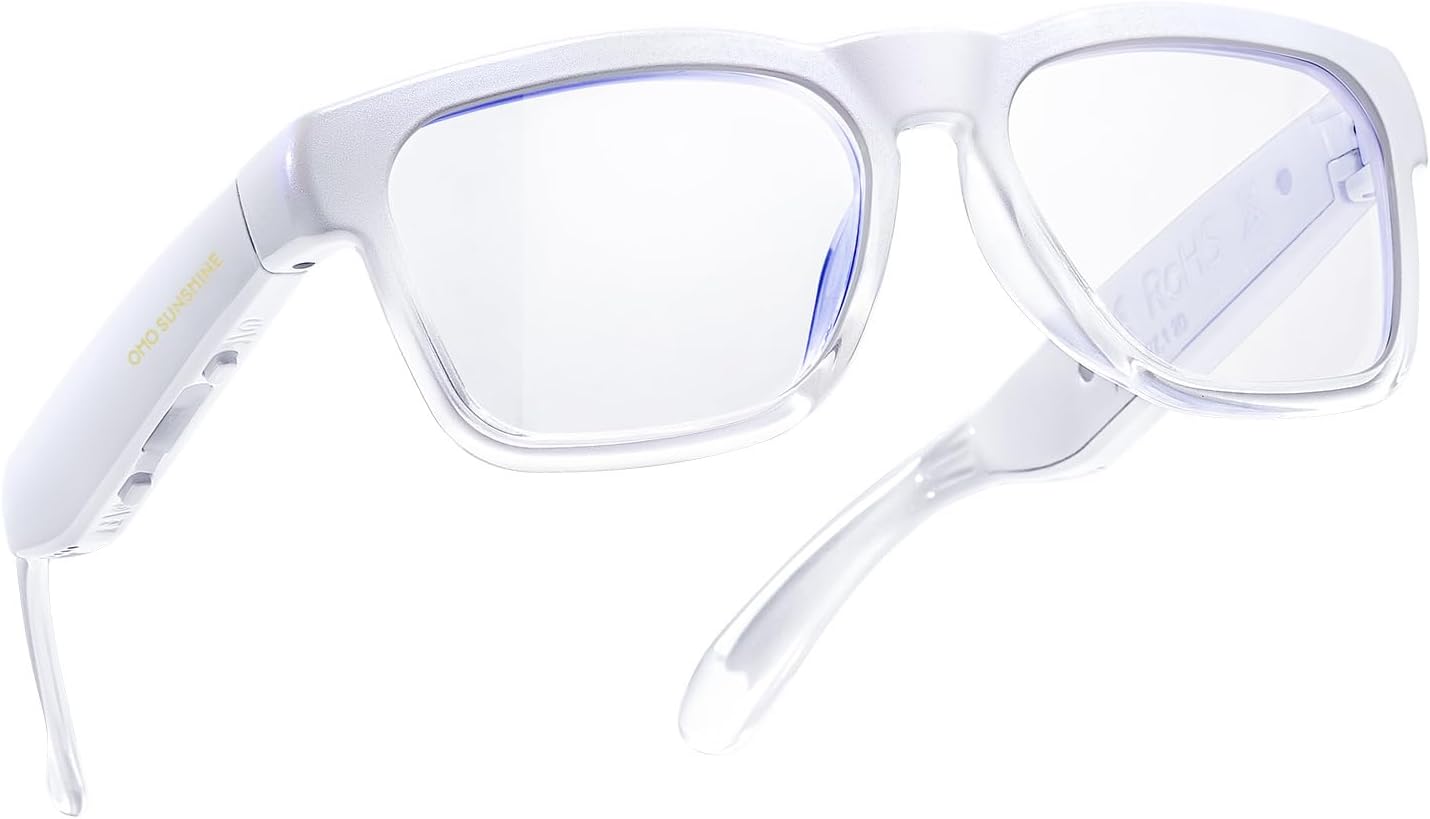 OhO sunshine Bluetooth Audio Sunglasses, Lightweight Open Ear Sport Glasses, 10H...
