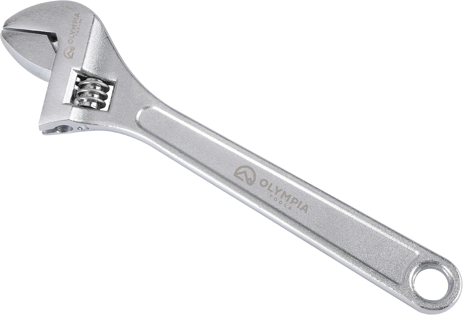 Olympia Tools 10" Adjustable Wrench, Heavy Duty Drop Forged Steel, Chrome Plated, Precision...