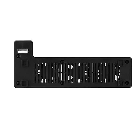 One X One Games 15×6×4 Portable Heat Reducing USB External Cooling Fan Side Mounted for...