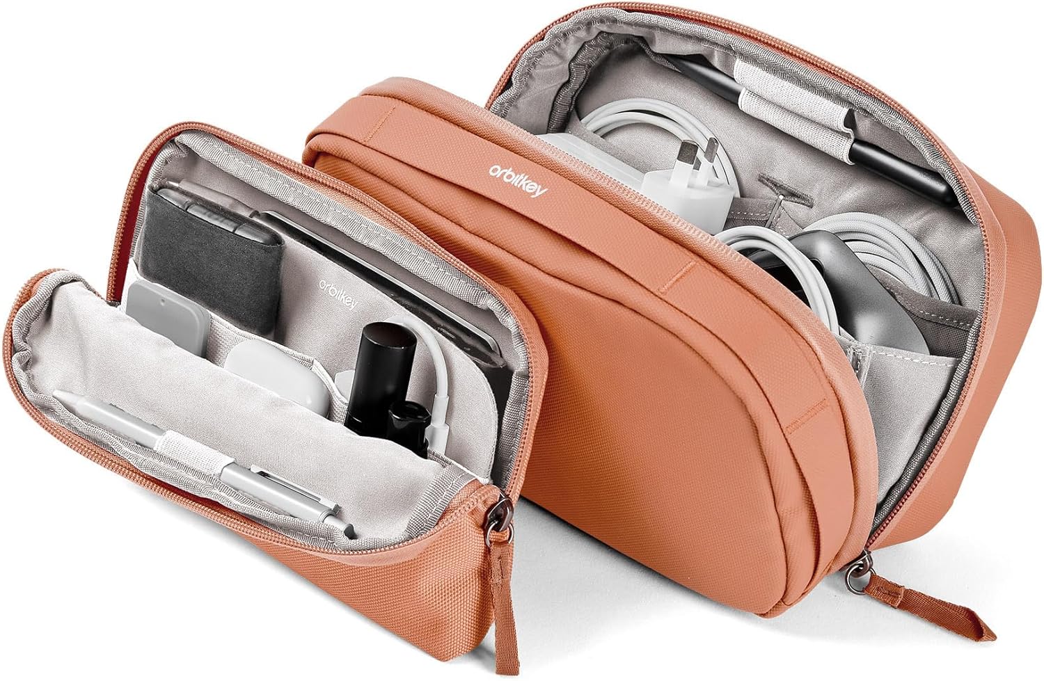 orbitkey 2-in-1 Tech Accessory Pouch with Detachable Slim Sleeve - Travel Electronics...