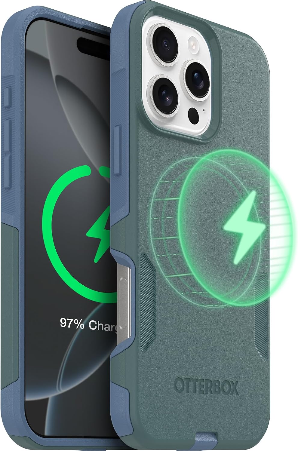 OtterBox iPhone 16 Pro Max (Only) – Commuter Series Case – Built-in MagSafe – Thin...