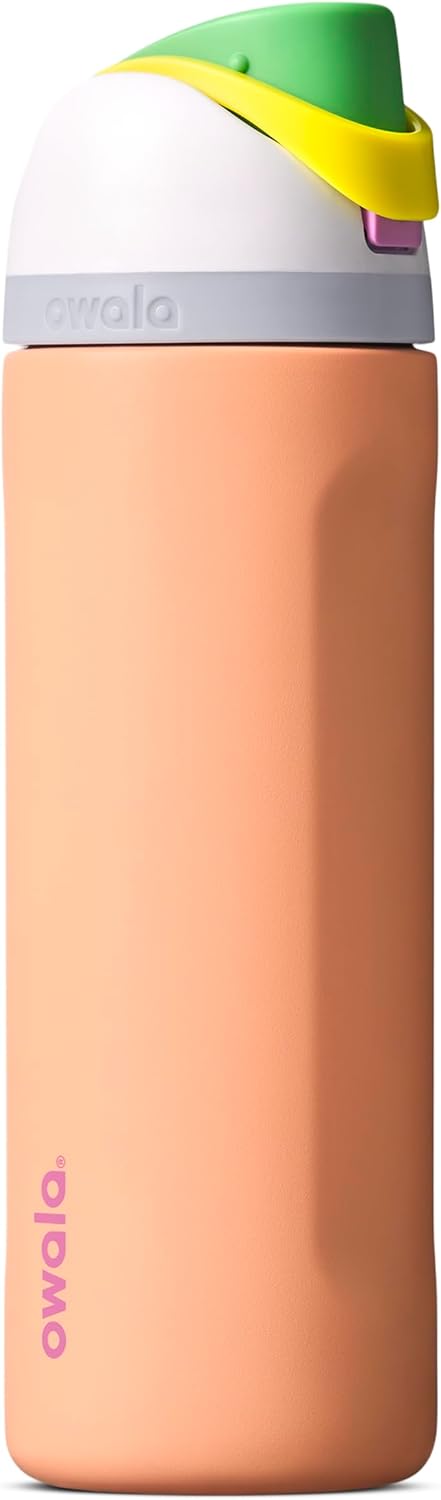 Owala FreeSip Insulated Stainless Steel Water Bottle with Straw, BPA-Free Sports Water...