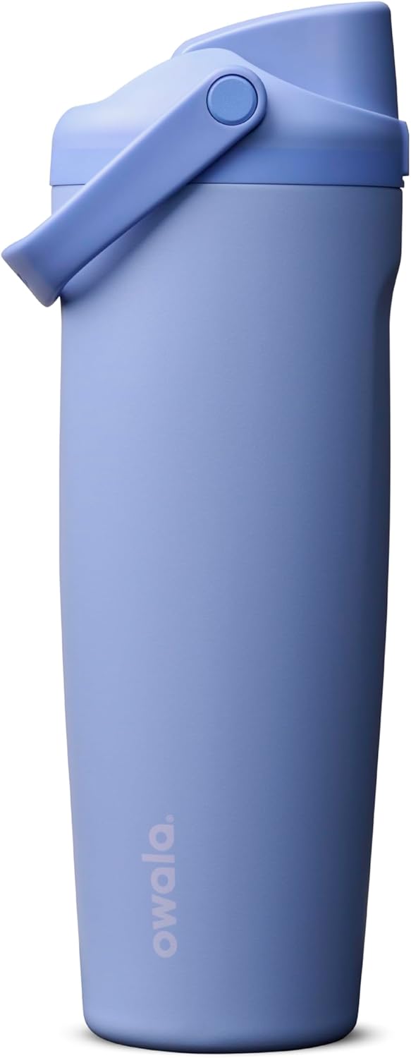 Owala FreeSip Sway Insulated Stainless Steel Water Bottle with Two-Way Spout, Built-In Straw...