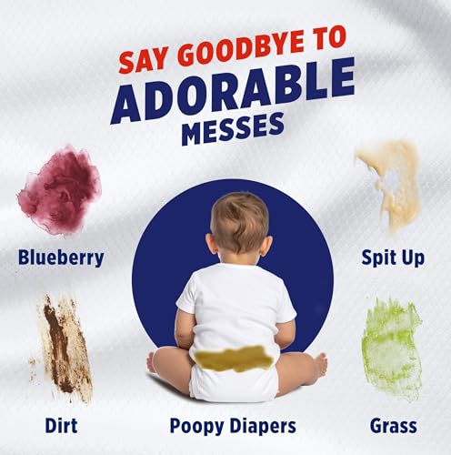 OxiClean Max Force Laundry Stain Remover Spray, Newborn & Baby Essentials, Stain Treater, 12... image