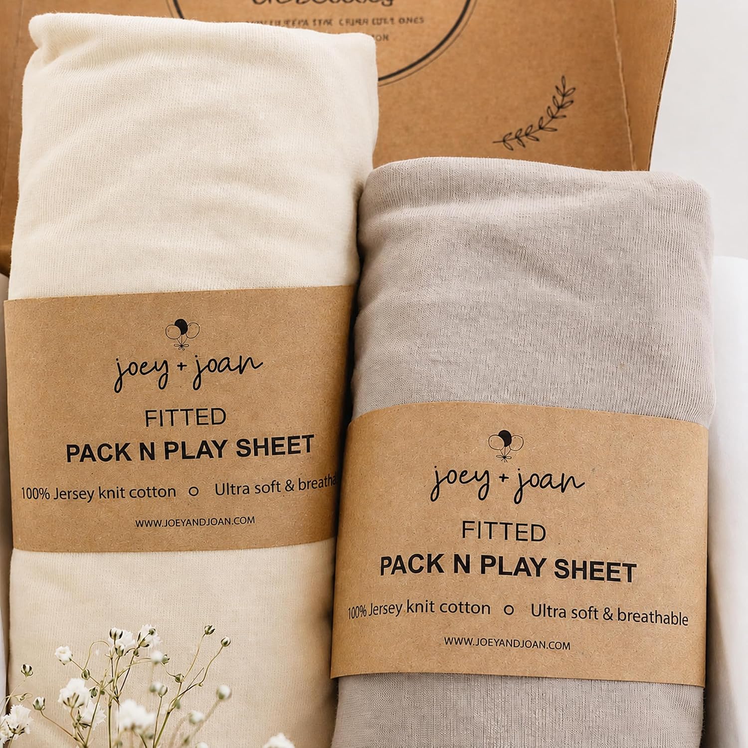 Pack and Play Sheets Fitted – Compatible with Graco Pack n Play Playard Crib and Other 27...