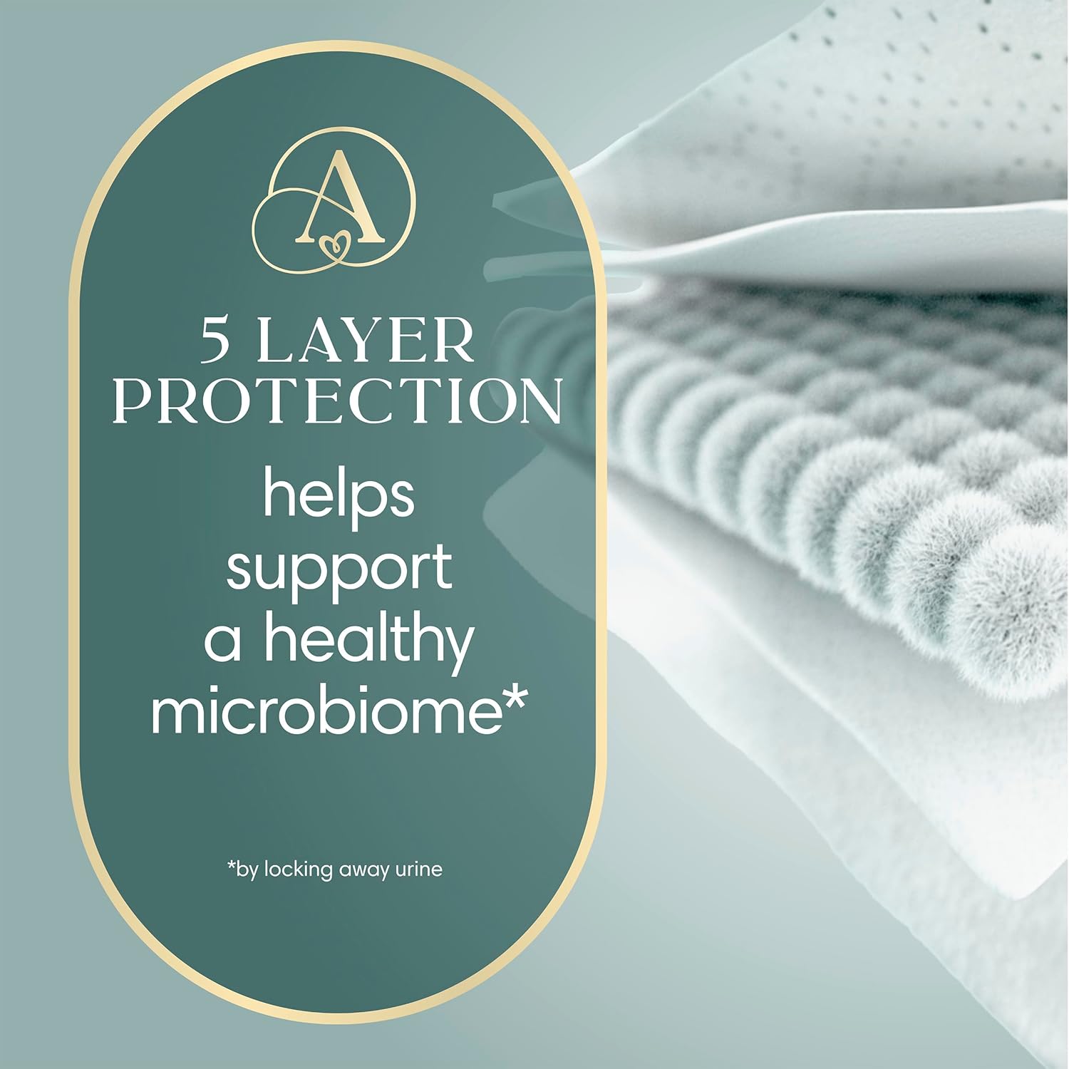 Pampers Amore, Size 5 (20-37 lbs), 132 Count, Our Best Diaper – Hypoallergenic & Fragrance... image