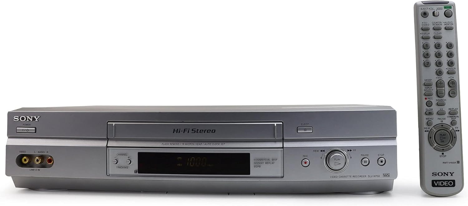Panasonic PV-V4624S 4-Head Hi-Fi VCR, Silver image