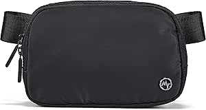 Pander Two Way Zipper Fanny Pack Nylon Everywhere Belt Bag for Women, Water Repellent Waist...