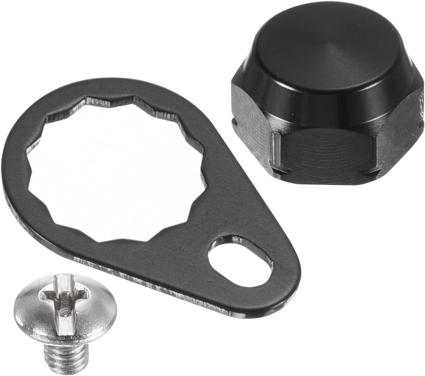 PATIKIL Fishing Reel Screw Nut Locking Plate Right Handle Locking Caps Screw Nut Replacement...