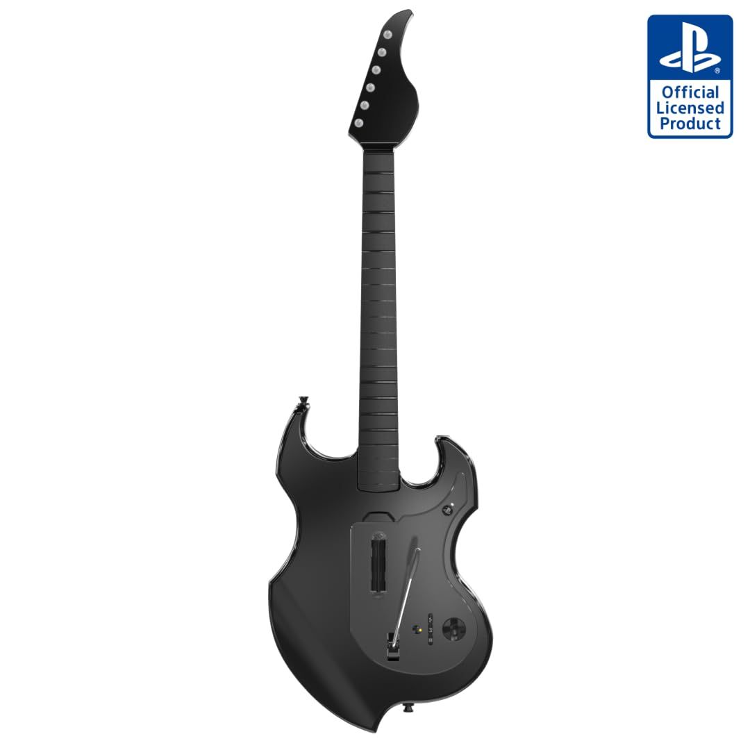PDP RIFFMASTER Wireless Guitar Controller for PlayStation 5 and PlayStation 4, PS5/PS4, Rock...