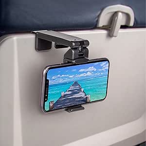 Perilogics Universal in Flight Airplane Phone Holder Mount. Hands Free Viewing with...
