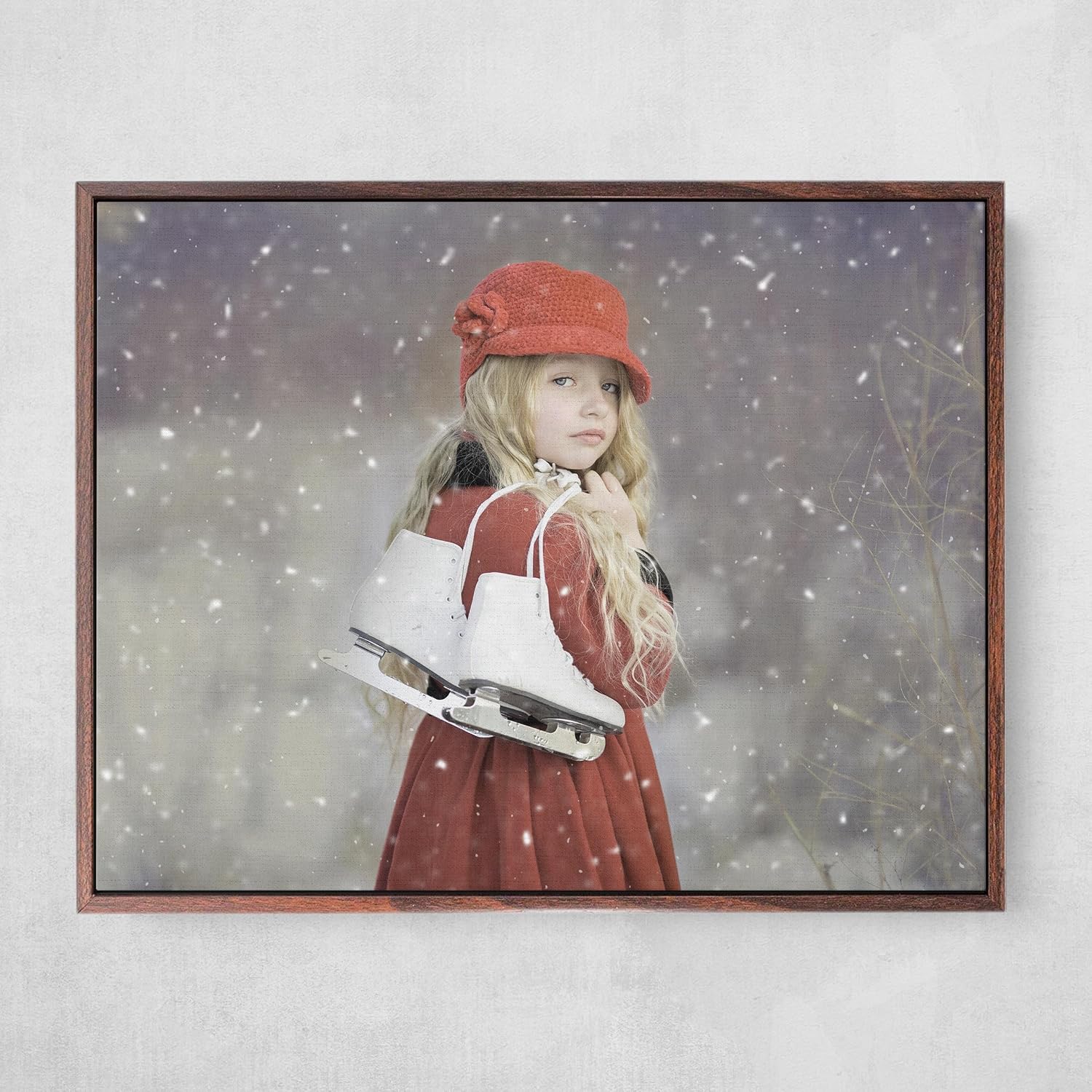 Personalized Custom Canvas Prints: Photo On Canvas (Dark Brown, 11x14) Transform Your Photos... image