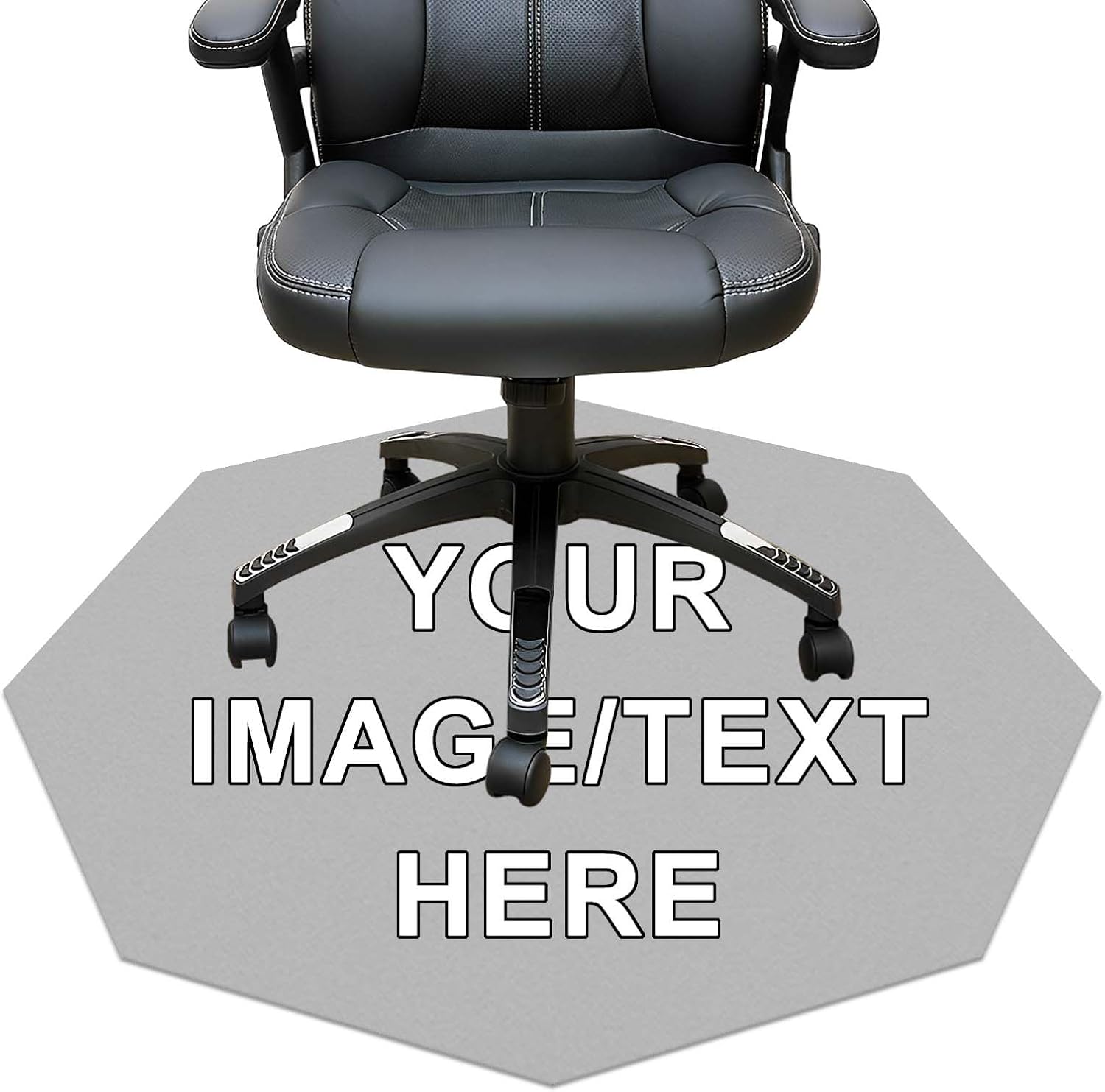 Personalized Office Chair Mat for Hardwood Floor Custom Desk Chair Mats for Rolling Chairs...