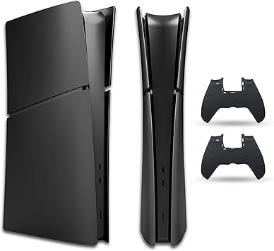 PEYANZ Faceplate Cover Compatible with PlayStation 5 Slim (Digital Edition) - Protective ABS... image