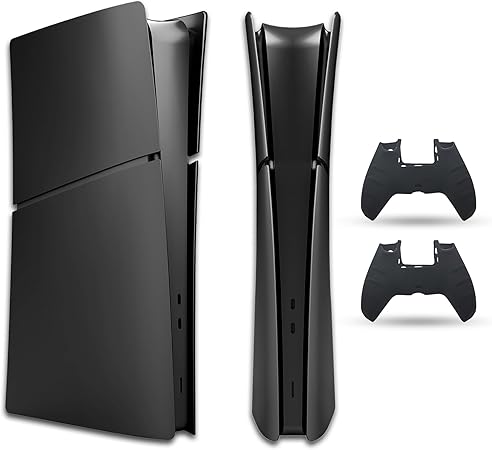 PEYANZ Faceplate Cover Compatible with PlayStation 5 Slim (Digital Edition) - Protective ABS... image
