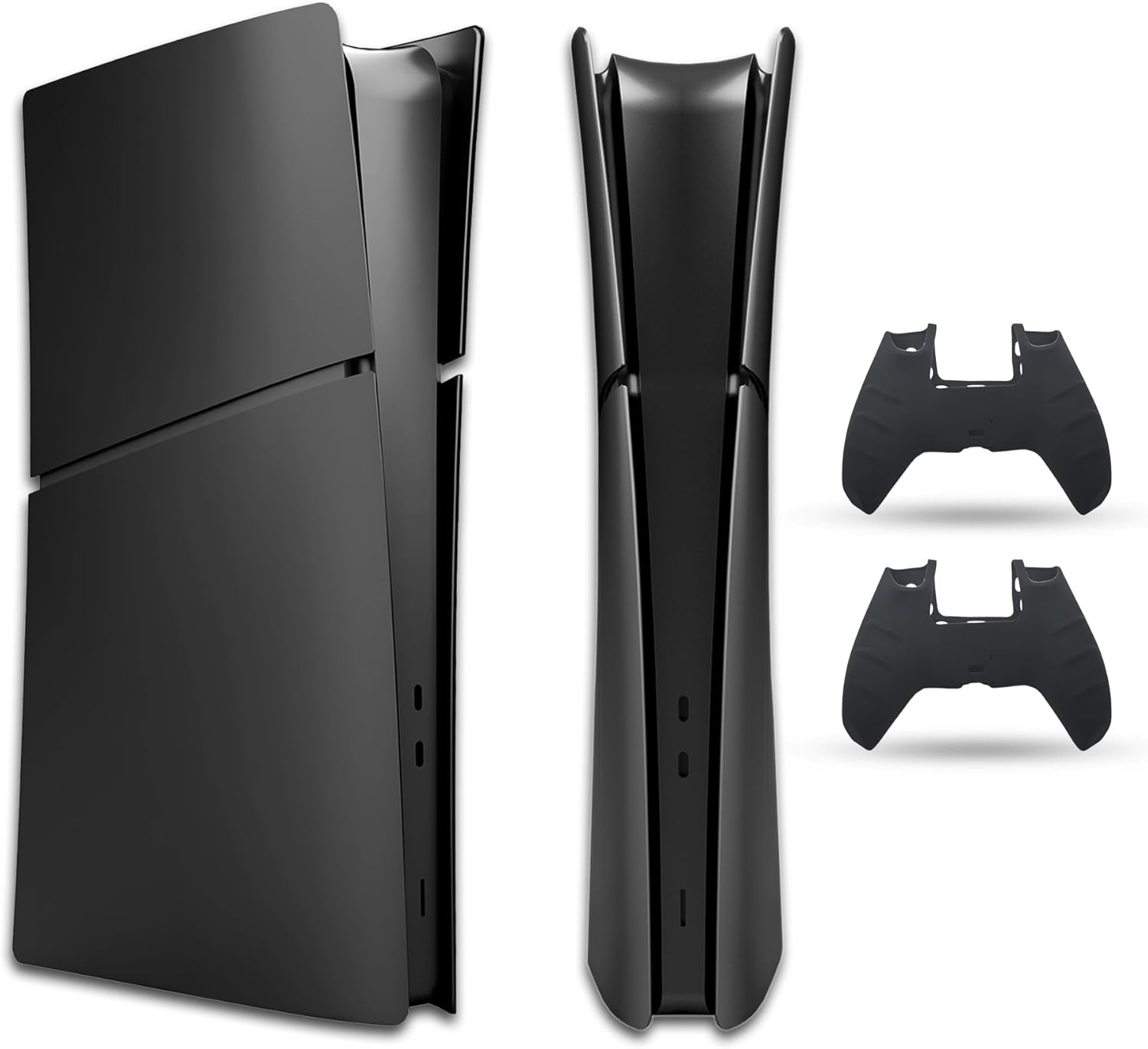 PEYANZ Faceplate Cover Compatible with PlayStation 5 Slim (Digital Edition) - Protective ABS... image