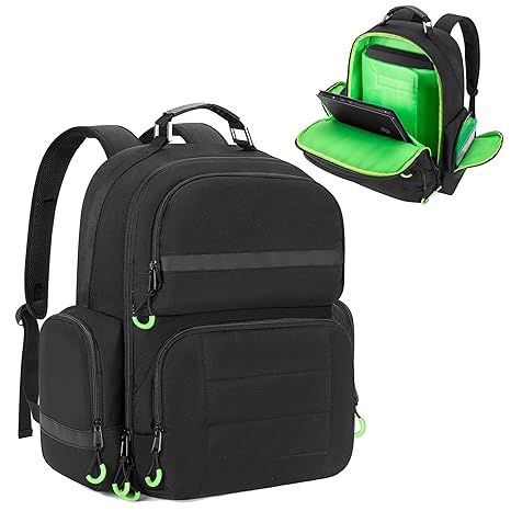 PGmoon Game Console Backpack Compatible with Xbox One/One S/ One X, Xbox Series S, Xbox 360/...