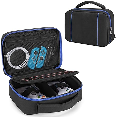 PGmoon Travel Carrying Case Compatible With PS5 / PS4 / Xbox / Switch Pro Controllers...