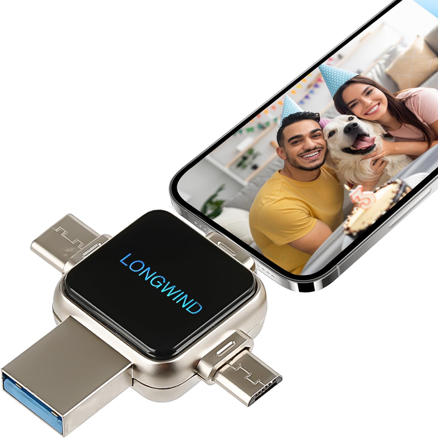 Photo Stick Flash Drive,LONGWIND 512GB USB 3.0 High Speed Thumb Drive,USB Memory Stick...